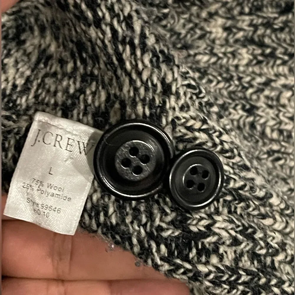 J Crew Wool Button‎ Down Sweater